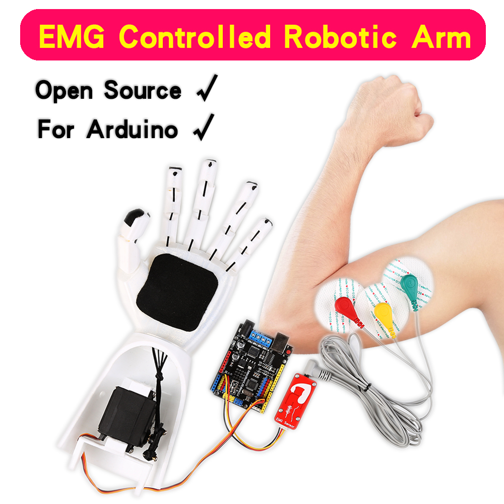 Science Robotics - EMG 센서 로봇 팔 전기 근육