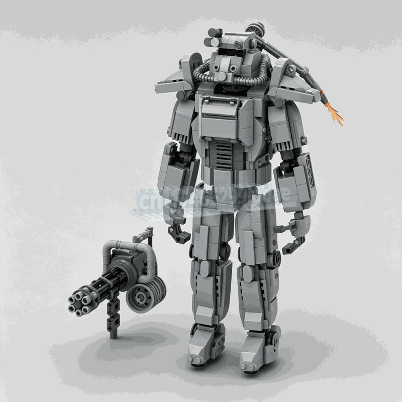 Science Robotics - 1216피스 미래형 기계 로봇 전사 조립