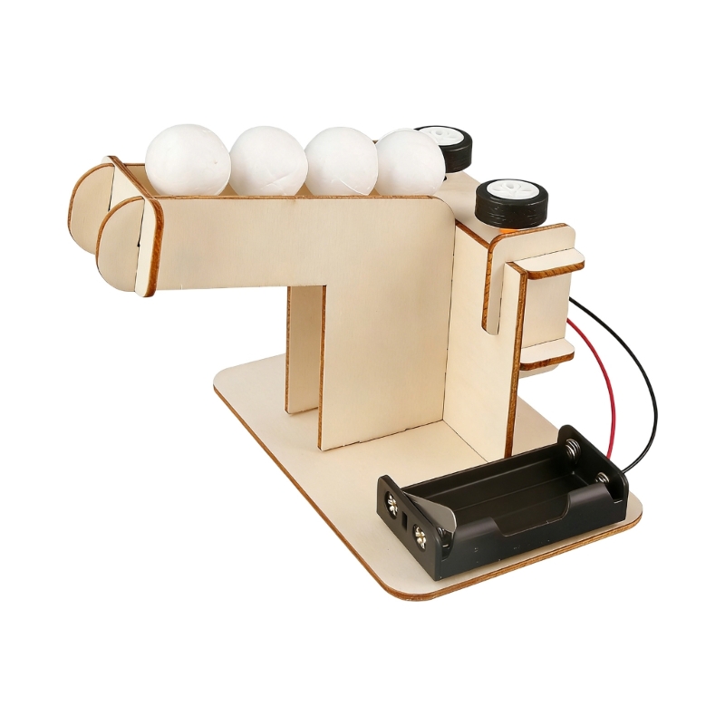 Science Project - 나무로 만든 자동 볼 발사 과학