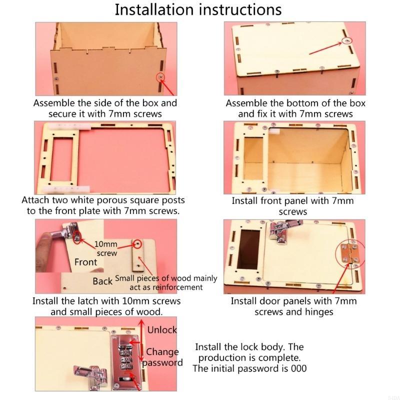 54DA DIY Strongbox 만들기 키트 어린이를 - Science Project Toys Making 리뷰 및 가격