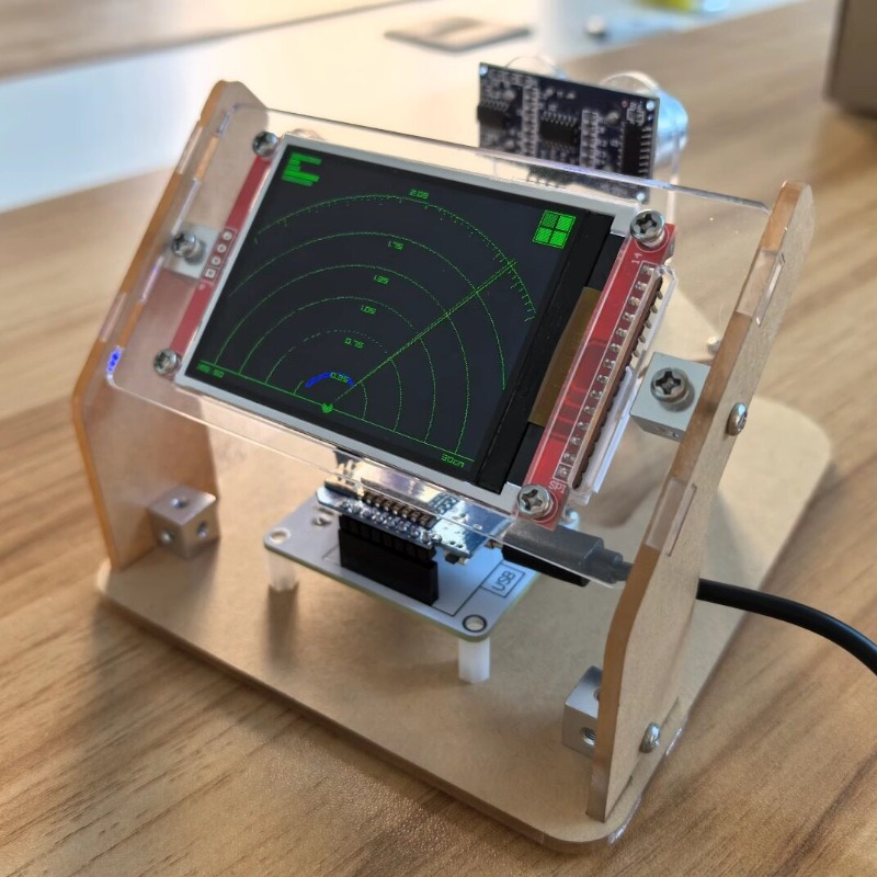 Arduino/STM32용 초음파 레이더 스캐닝 모듈, - Science Project Toys Making 리뷰 및 가격
