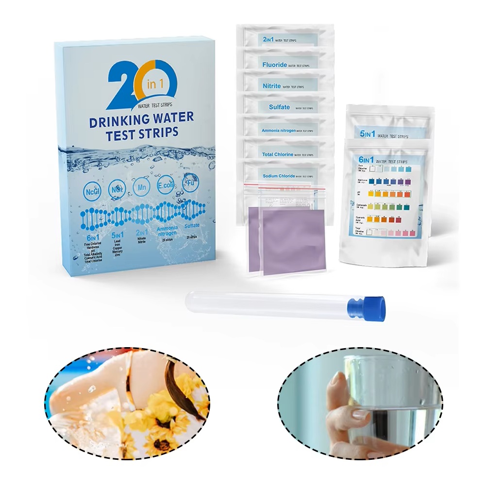 야고 20 in 1 수질 검사 스트립 가정용 식수 검사 - Water Testing Kit 리뷰 및 가격